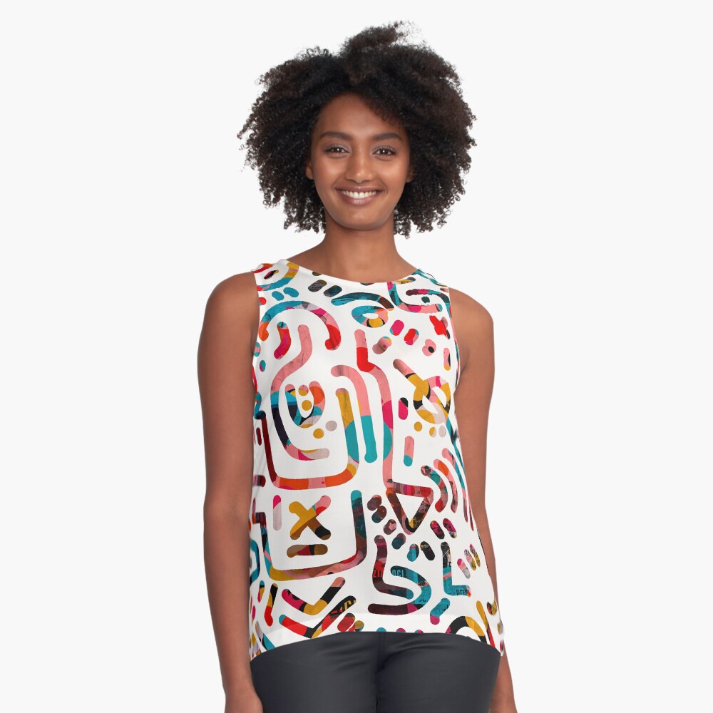Item preview, Sleeveless Top designed and sold by signorino.