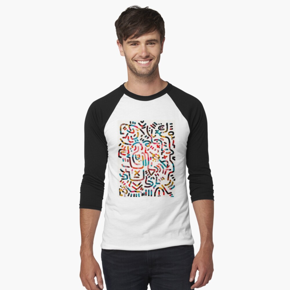 Item preview, Baseball ¾ Sleeve T-Shirt designed and sold by signorino.