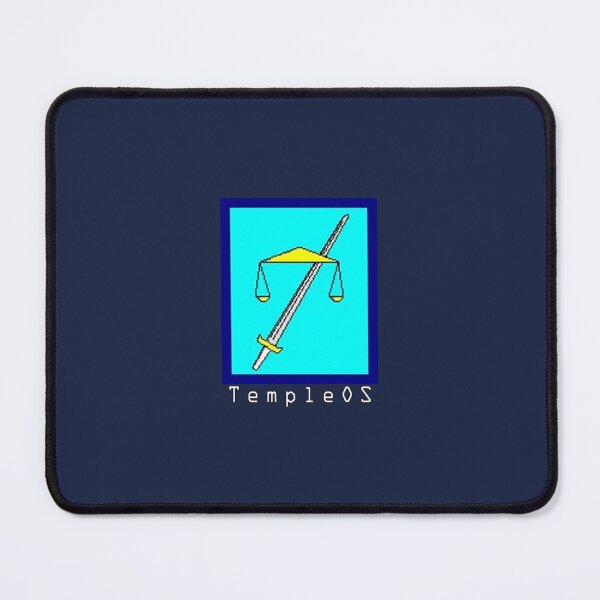 Item preview, TempleOS Text Logo80 designed and sold by pureIceland9x.