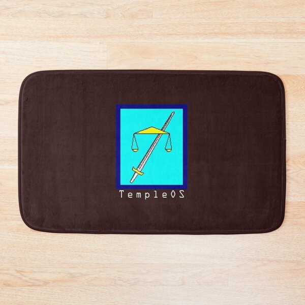 Item preview, TempleOS Text Logo80 designed and sold by pureIceland9x.