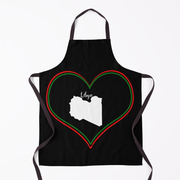 Item preview, Black heart map Libya designed and sold by Astralia.