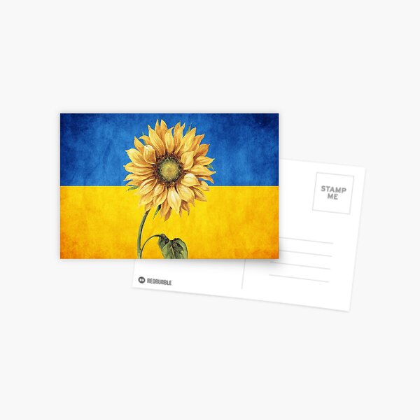BLUE FIELD FLOWERS IN THE JAR Modern Russian postcard 