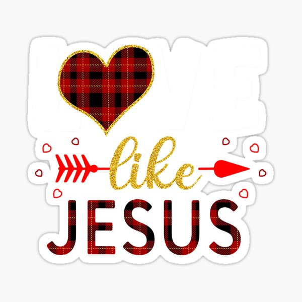 Love Like Jesus Vinyl Sticker