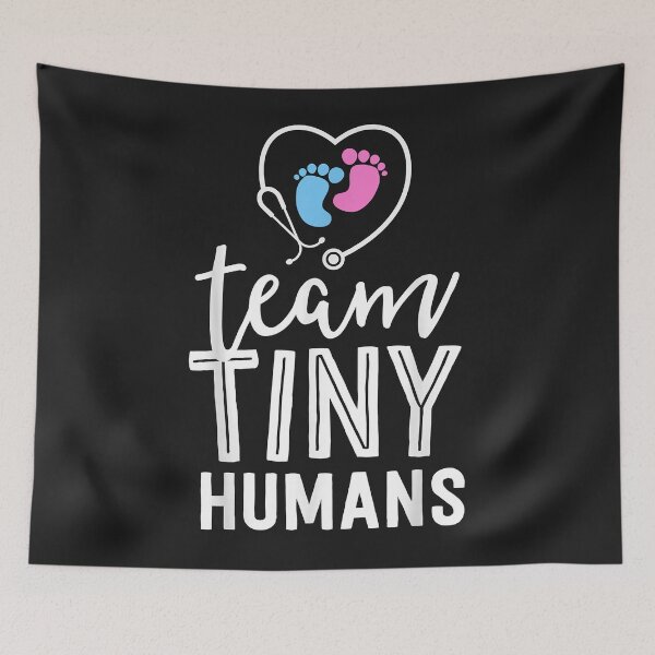 Item preview, NICU Nurse Shirt Team Tiny Humans Gift Neonatal ICU Nursing  designed and sold by RobertValen.
