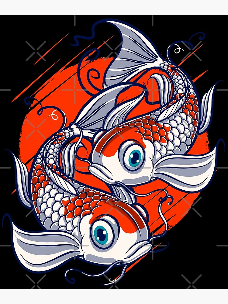 Koi Fish Lover Water Pond Animal Pet Asian Japanese Carp | Art Print