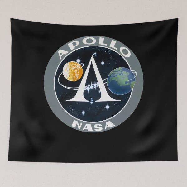 Item preview, Apollo Patch Retro NASA graphic Essential designed and sold by BrianSaywentz.