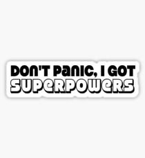 Funny Party Cool Superhero Comic Geeky Geek T-Shirts Sticker
