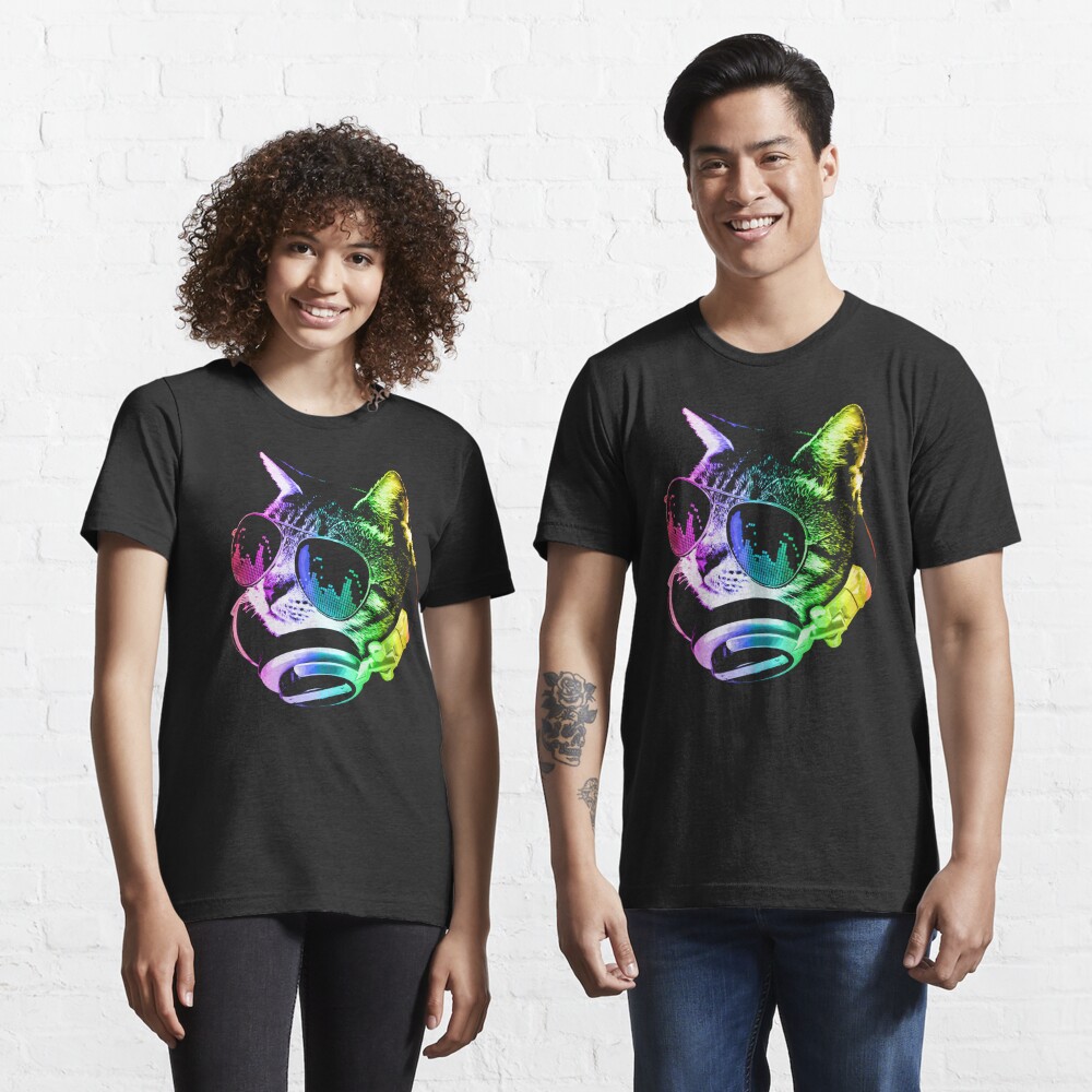 Discover Rainbow Music Cat | Essential T-Shirt 
