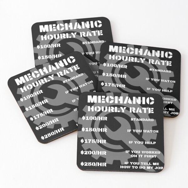 Item preview, Mechanic Hourly Rate designed and sold by BK-Fishing.