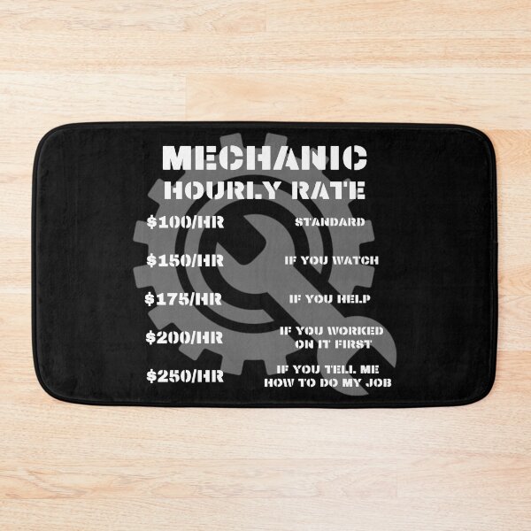 Item preview, Mechanic Hourly Rate designed and sold by BK-Fishing.