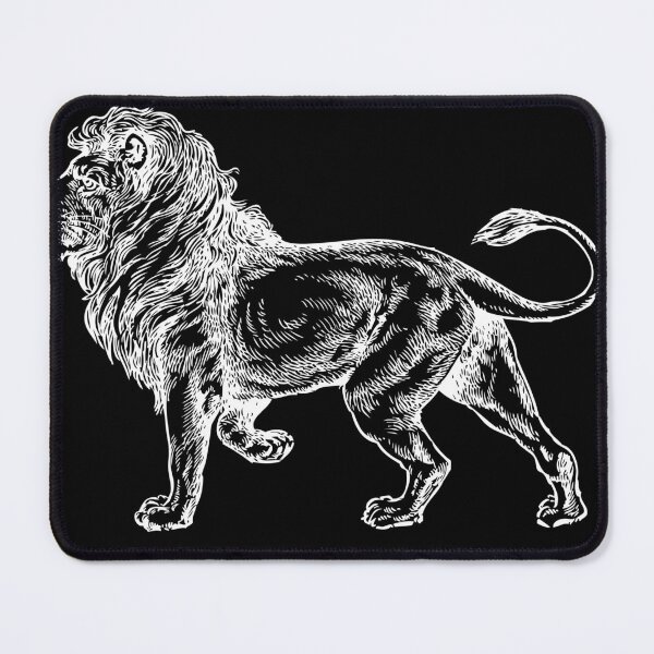 Item preview, Lion art in the black designed and sold by Easy-market.
