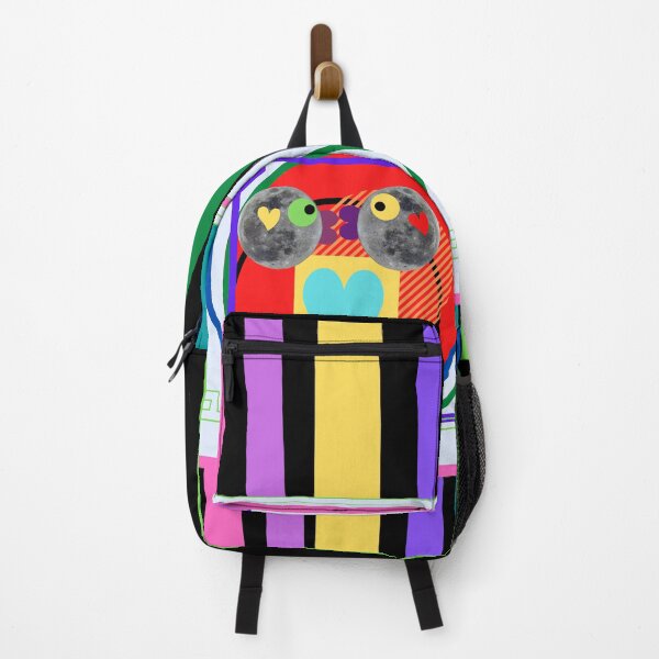 Item preview, Two Kids in Love in the Stripe House with a Purple Cheese and long stripes designed and sold by SnarkyTeesMugs.