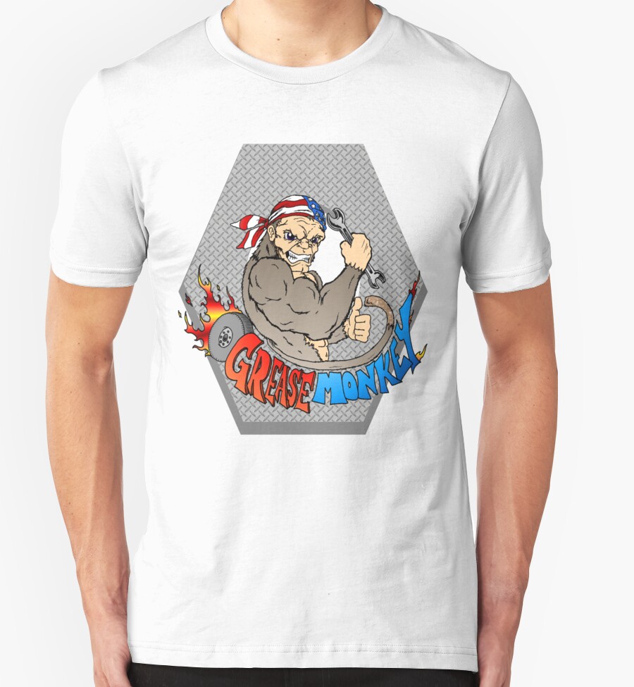 grease monkey tshirt