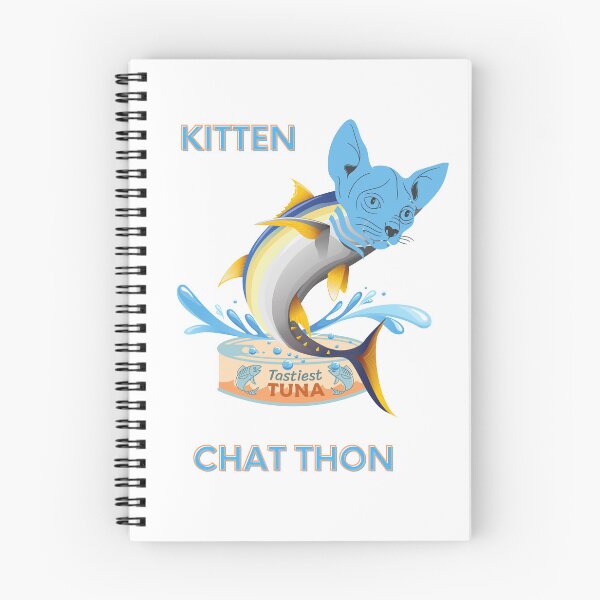 Item preview, Kitten - Chat Thon - Cat Pun French - English designed and sold by BelovedBirmans.