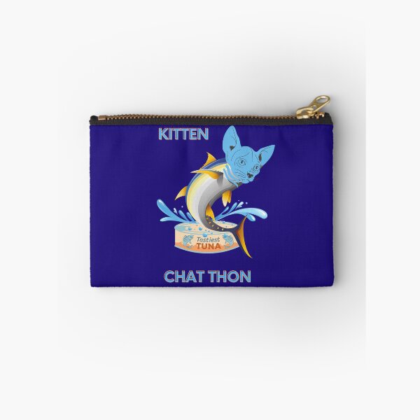 Artikelvorschau, Kätzchen - Chat Thon - Cat Wortspiel Französisch - Englisch entworfen und verkauft von BelovedBirmans.