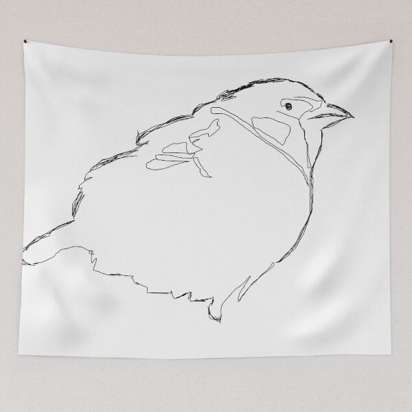 Item preview, Bird drawingm designed and sold by design-emperor.