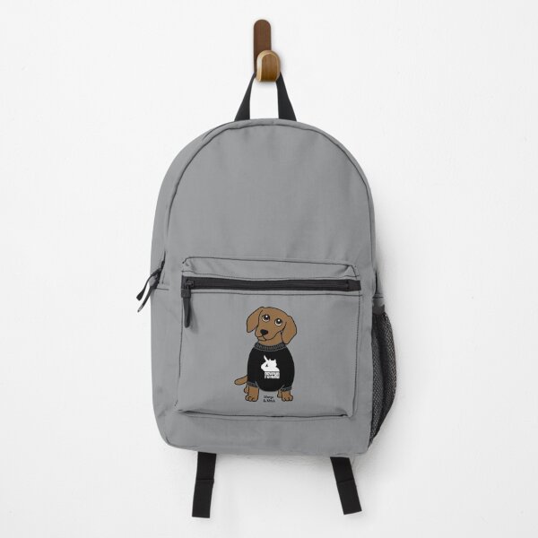 Item preview, Cute Dachshund Sausage Dog with Psycho Cat Jumper designed and sold by Scat the cat.