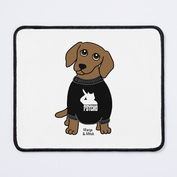 Item preview, Cute Dachshund Sausage Dog with Psycho Cat Jumper designed and sold by Scat the cat.