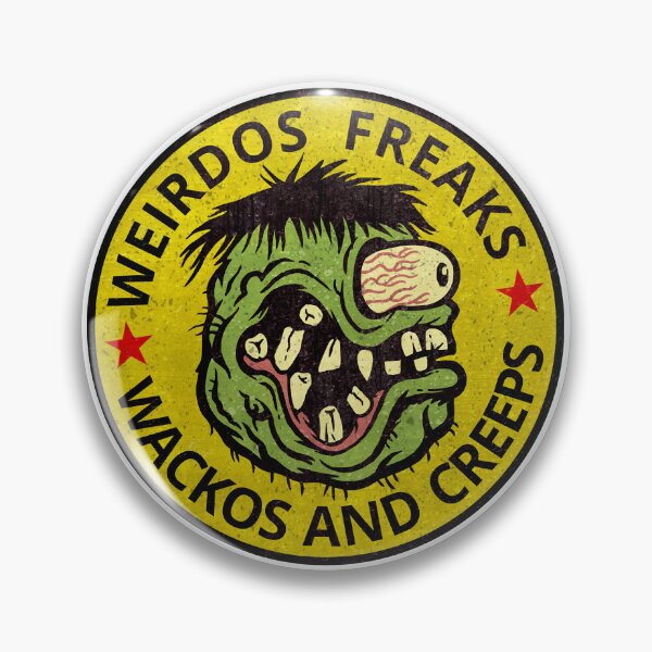 Item preview,  Weirdos Freaks Wackos and Creeps Emblem for Introverts  designed and sold by Friemshi27.