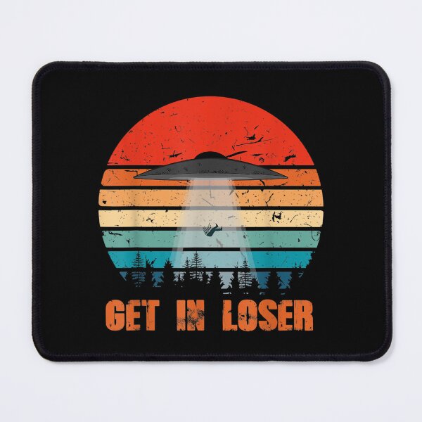 Item preview, Get In Loser Vintage Sunset Retro Distressed Alien Spaceship designed and sold by Qudkin.