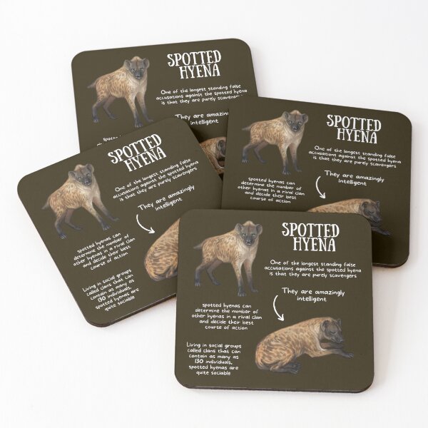 Item preview, Hyena Fun Facts designed and sold by KyleNesas.