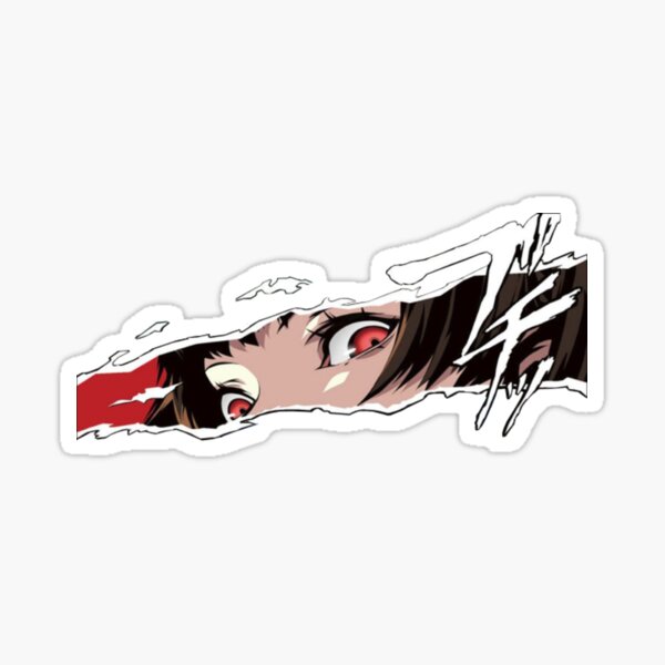Amazon.com: Anime Eyes Sticker Vinyl Waterproof Sticker Decal Car Laptop  Wall Window Bumper Sticker 5