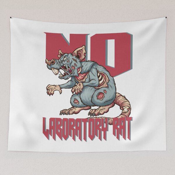 Item preview, No Laboratory Rat Unvaccinated Statement designed and sold by KaisaHaverte.