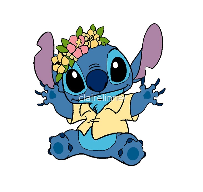 Download "Stitch wearing flower crown" Canvas Prints by ...