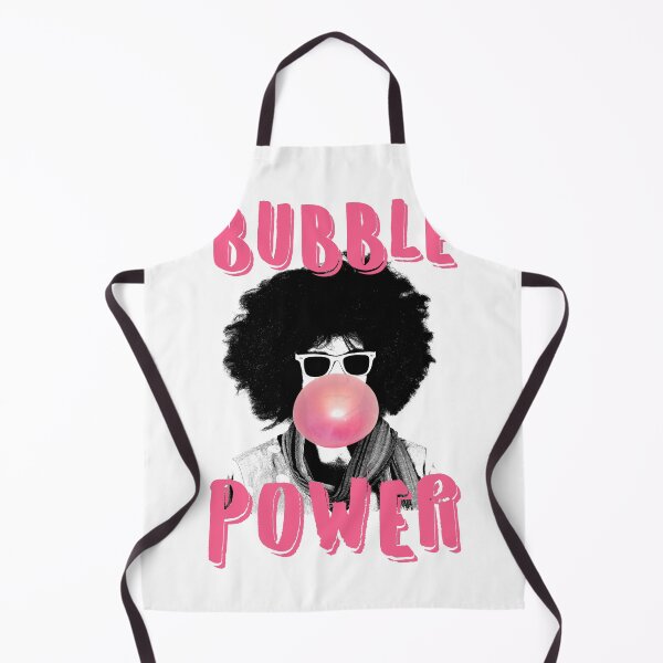Item preview, Bubble power. Beautiful girl with curly hairstyle and sunglasses inflates a balloon made of chewing gumade of chewing gum designed and sold by Goliardika-Shop.