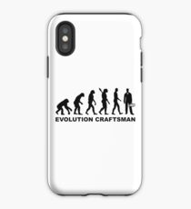 Evolution Handwerker iPhone-Hülle & Cover