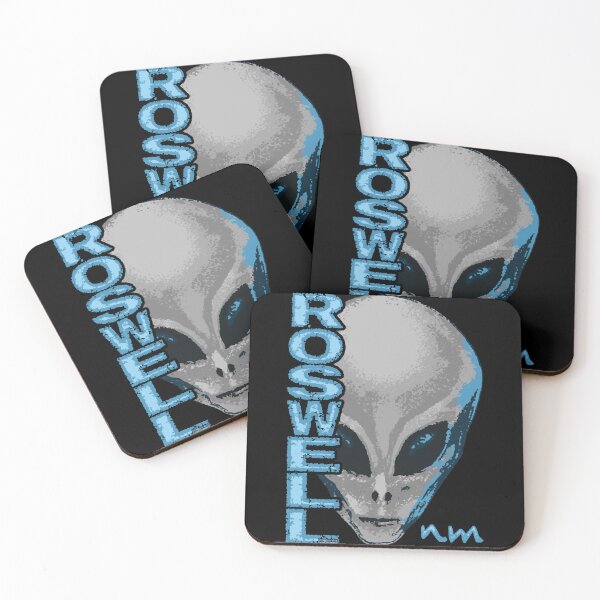 Item preview, Roswell New Mexico Grey Alien UFO Phenomenon designed and sold by KaisaHaverte.