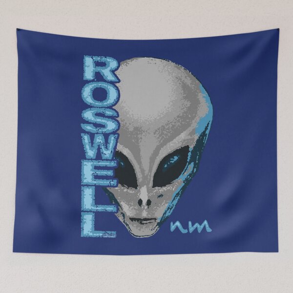 Item preview, Roswell New Mexico Grey Alien UFO Phenomenon designed and sold by KaisaHaverte.
