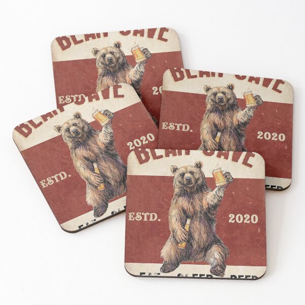 Item preview, Bear Cave eat sleep beer repeat bear lover designed and sold by KravecUziel.