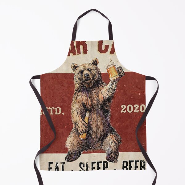 Item preview, Bear Cave eat sleep beer repeat bear lover designed and sold by KravecUziel.