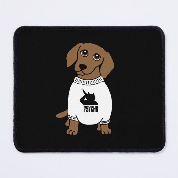 Item preview, Cute Dachshund Sausage Dog with Psycho Cat Jumper designed and sold by Scat the cat.