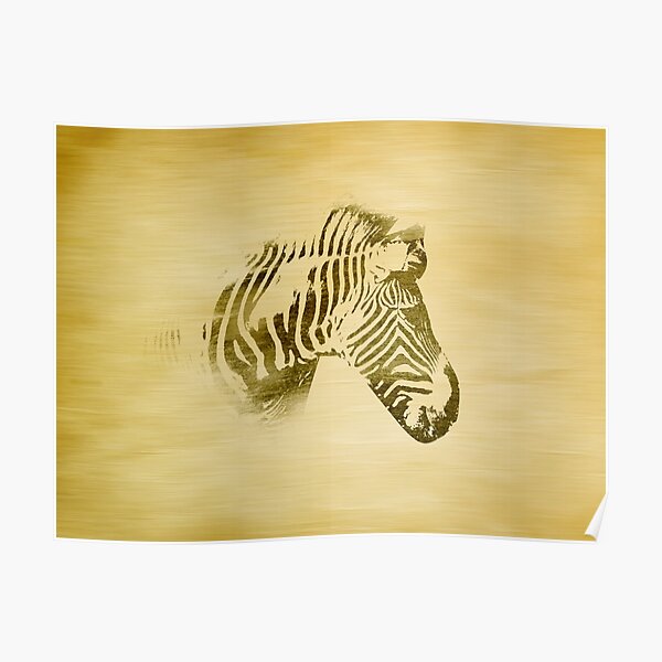 Poster Zebra Tapete Redbubble