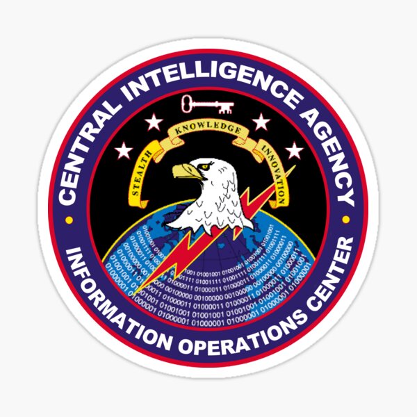 CIA Information Operations Center Logo Sticker