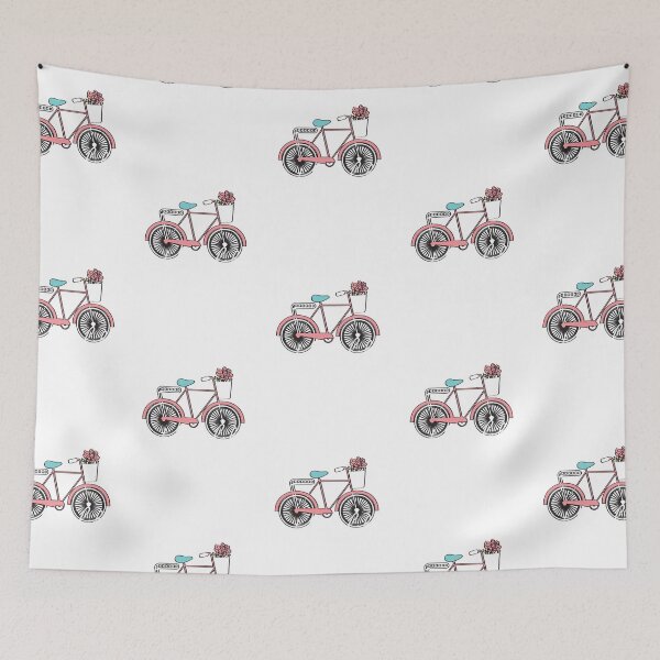 Item preview, Just Keep Biking  Pink Vintage Bicycle  designed and sold by buihoanghai109.