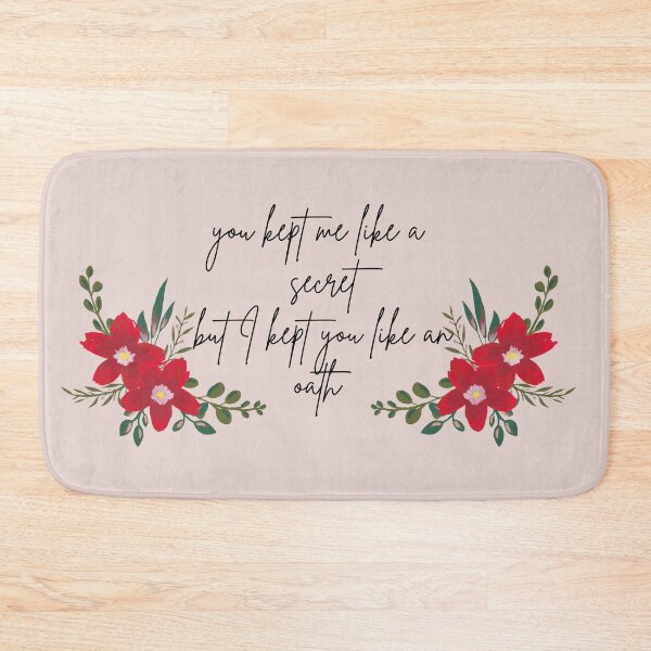 Item preview, You Kept Me Like A Secret But I Kept You Like An Oath/ Taylor Swift designed and sold by kindtoearth.