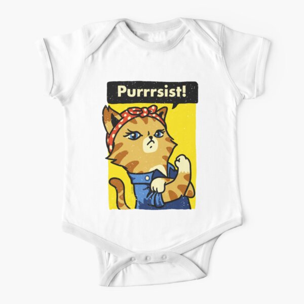 Purrrsist! Short Sleeve Baby One-Piece