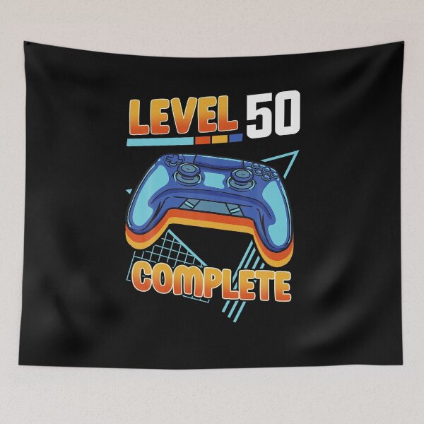 Item preview, Level 50 Complete I 50th Birthday Controller Gaming T Shirt designed and sold by ClarenceMcBrid.