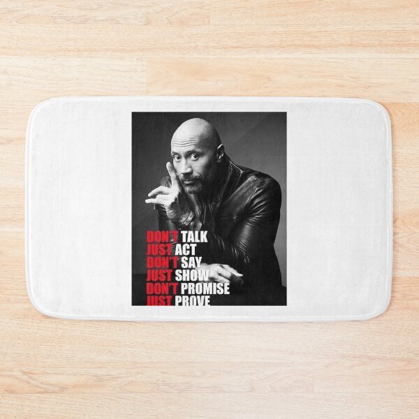 Item preview, Dwayne Johnson Quotes Gift Idea designed and sold by CaSousa1809.