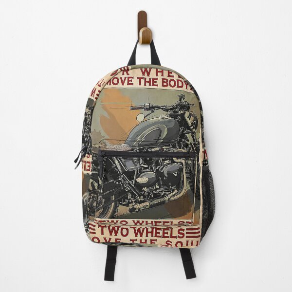 Item preview, Motorcycle four wheels move the body Two Wheels Move The Soul  designed and sold by AleehaZenger.