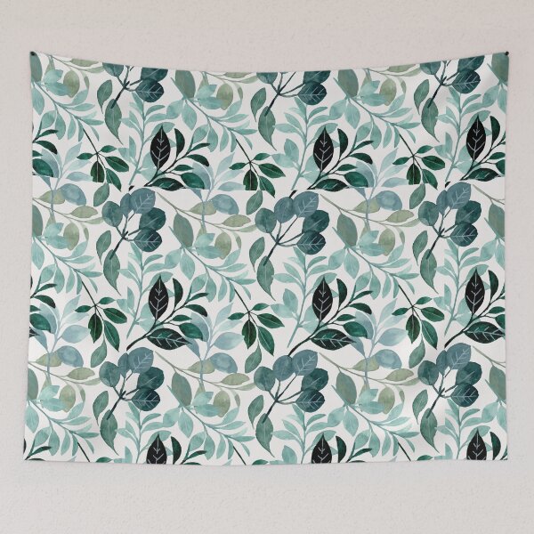 Item preview,  Little White blue Flowers designed and sold by artbyrosse.