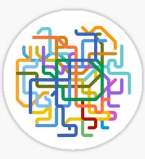 Mini Metros - Seoul, South Korea Sticker