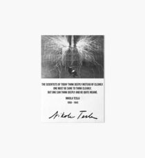 Nikola Tesla Art Board