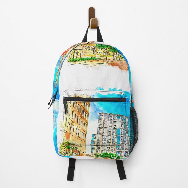 Item preview, A view of Ross Avenue in Dallas near the Cathedral Shrine of the Virgin of Guadalupe designed and sold by NickoPrints.
