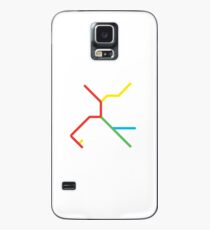 Mini Metros - San Francisco, United States (BART) Case/Skin for Samsung Galaxy