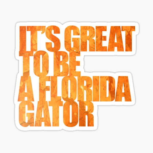 Item preview, it's great to be a florida gator  designed and sold by apwidom.