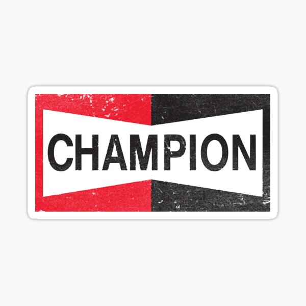 Item preview, CHAMPION - Spark Plug Retro Distressed Emblem - Cl designed and sold by LeonatBiader.
